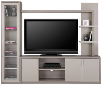 City Furniture Caelan Gray Entertainment Wall