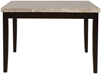 monark square marble high dining table
