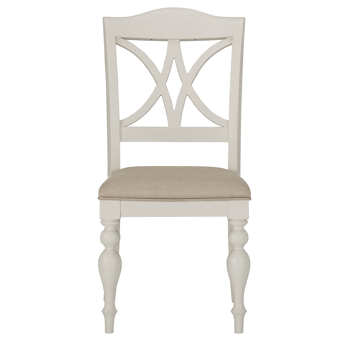 City Furniture Quinn White Wood Side Chair