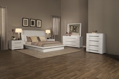 28 Dimora Bedroom Set White Dimora 5 Piece Twin Panel