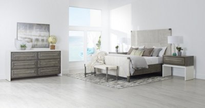 Goodman Light Tone Wood Nightstand | Bedroom - Nightstands ...