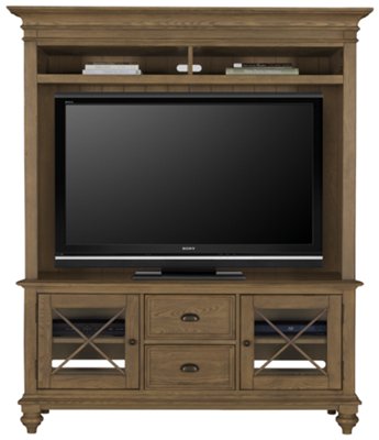 Coventry Light Tone Wood Entertainment Unit Entertainment