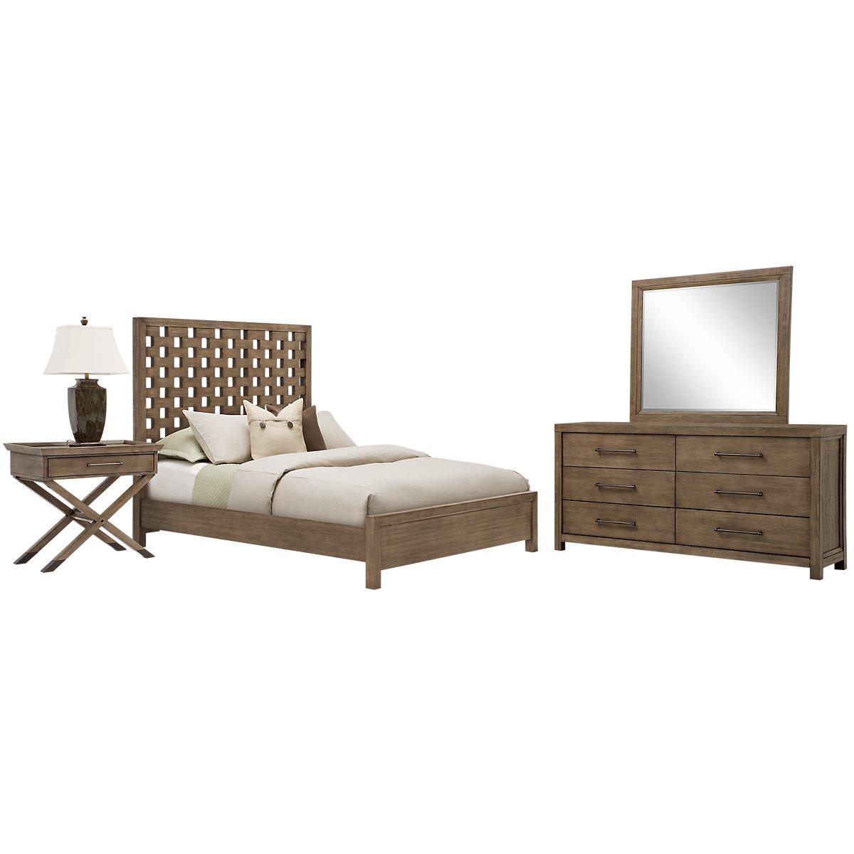 City Furniture: Mirabelle Light Tone Panel Bed