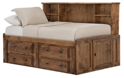 Laguna DARK TONE Storage Bookcase Daybed