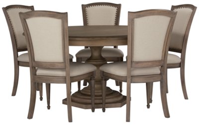 City Furniture Haddie Light Tone Round Table