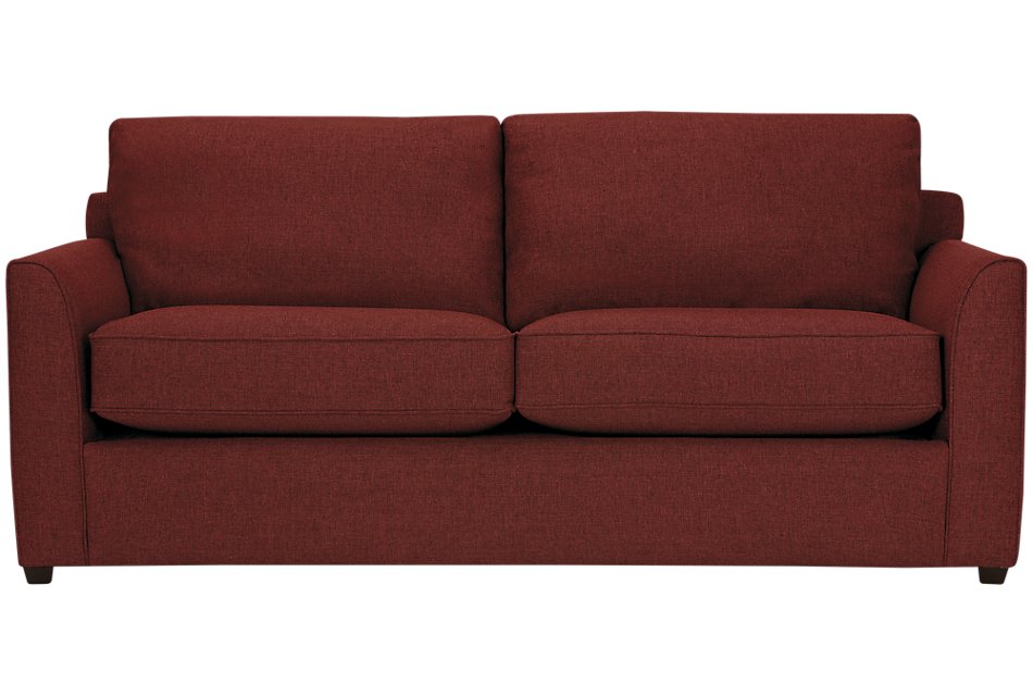 Asheville Red Fabric Sofa Living Room, Red Fabric Sofa Living Room