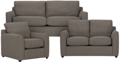 Asheville Brown Fabric Living Room