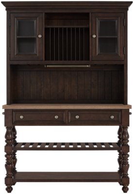 Savannah Dark Tone China Cabinet Dining Room China Cabinets