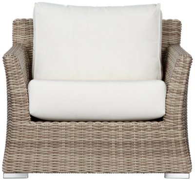 Raleigh White Woven Chair | Outdoor - Chairs | City Furniture