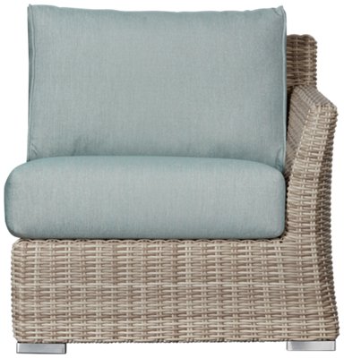 City Furniture Raleigh Teal Right 4Piece Modular Sectional