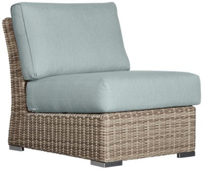 City Furniture Raleigh Teal Right 4Piece Modular Sectional