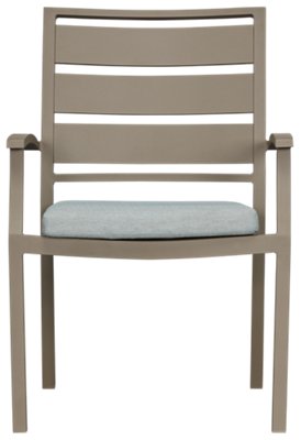 Raleigh Teal Aluminum Arm Chair Outdoor Dining Chairs City Furniture