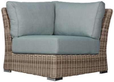 City Furniture Raleigh Teal Right 4Piece Modular Sectional