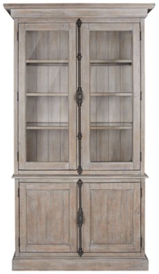 Sonoma Light Tone Wood China Cabinet | Dining Room - China Cabinets ...