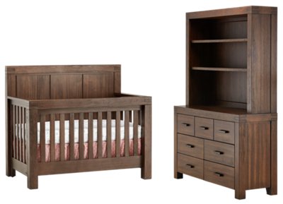 Piermont Mid Tone Large Crib Bedroom Baby Kids Cribs City