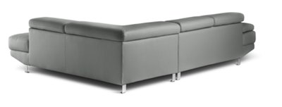 Zane Dark Gray MICRO Right Chaise Sectional