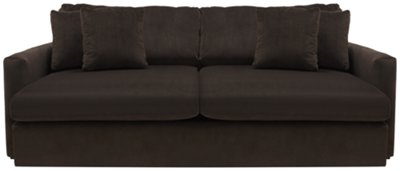 dark brown microfiber sofa bed