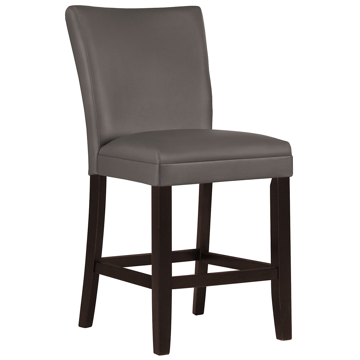 City Furniture: Delano2 Dk Gray High Table & 4 Bonded Barstools