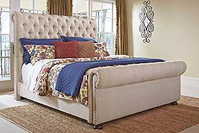 Windville Light Beige Upholstered Headboard