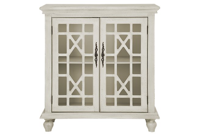 Alexis Ivory Wood Two-Door Cabinet | Home Accents - Accent Pieces ...