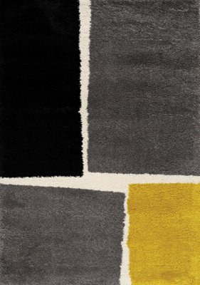 Marona Yellow Poly 8x10 Area Rug Home Accents Rugs City