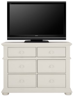 City Furniture: Quinn White Small Dresser & Mirror