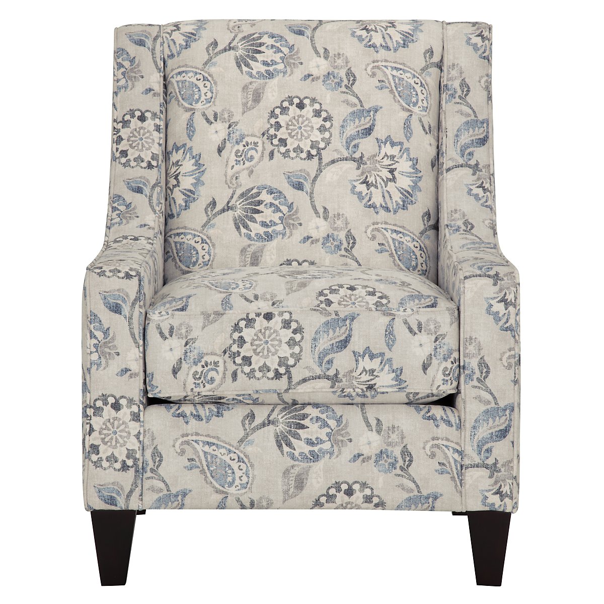 Sylvie Blue Fabric Accent Chair