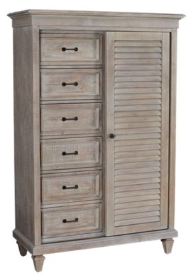 Sonoma Light Tone Wood Gentlemen's Chest Bedroom Chests City