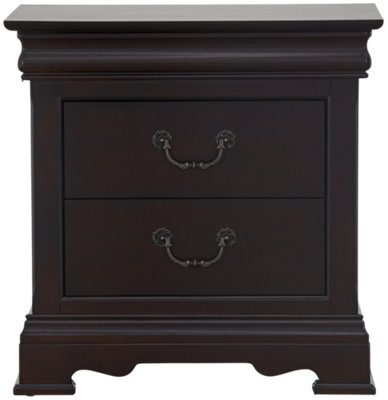 Bordeaux Dark Tone Nightstand Bedroom Nightstands City Furniture