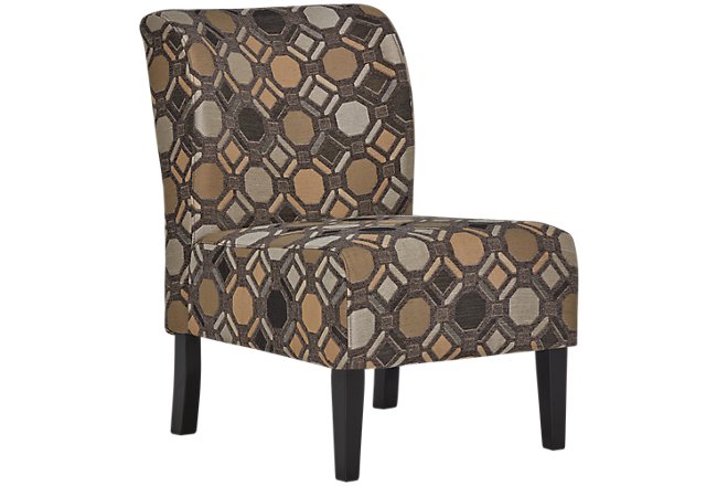 Laryn Multicolored Microfiber Accent Chair | Home Accents - Accent