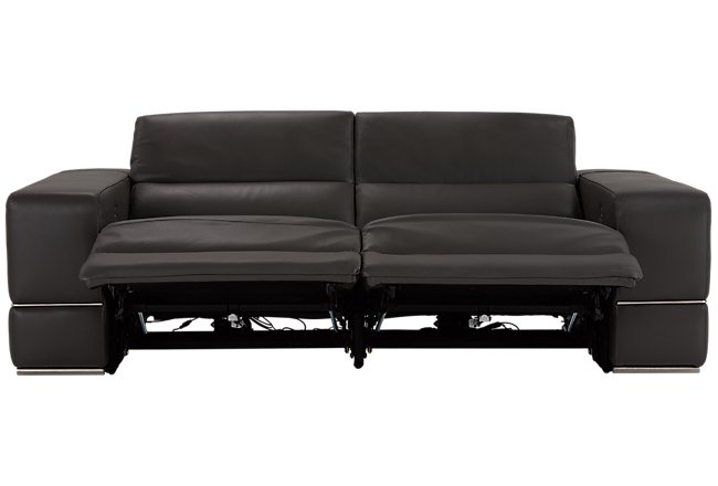 dante leather reclining sofa