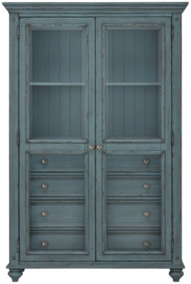 Savannah Teal Curio Dining Room China Cabinets City Furniture