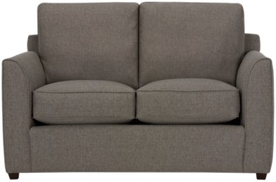 Asheville Brown Fabric Loveseat
