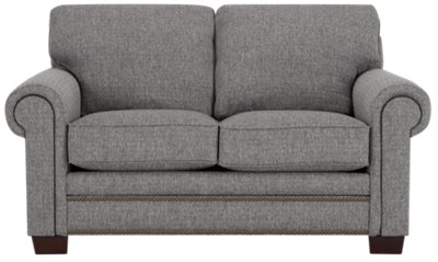 Foster Gray Fabric Loveseat