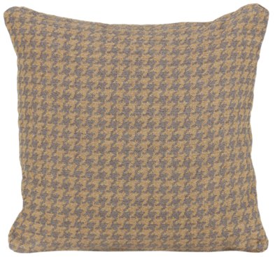 Clever Yellow Fabric Accent Pillow