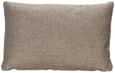 Harper Dark Taupe Fabric Rectangular Accent Pillow Home Accents