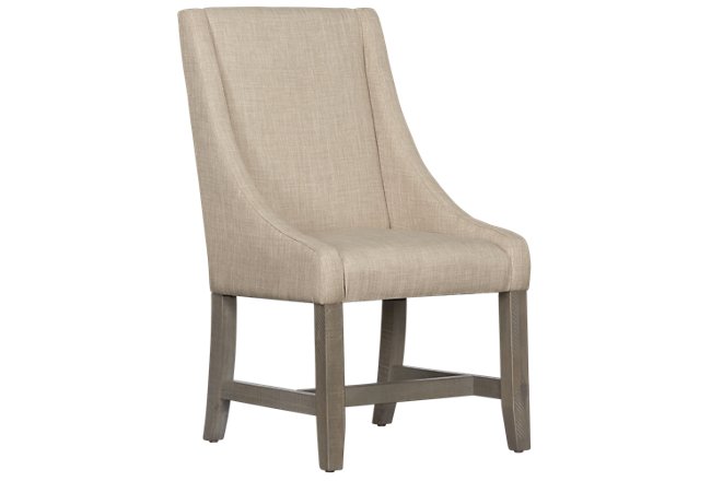 Taryn Light Taupe Upholstered Arm Chair | Dining Room - Chairs | City