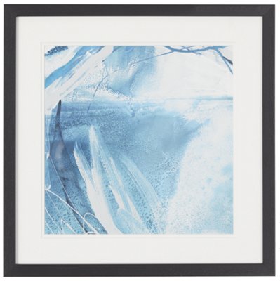 Indigo Blue Framed Wall Art Home Accents Wall Decor City Furniture