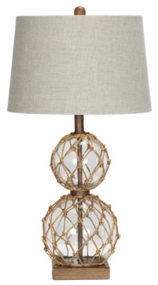 Coastal Glass Table Lamp Home Accents Lighting City Furniture