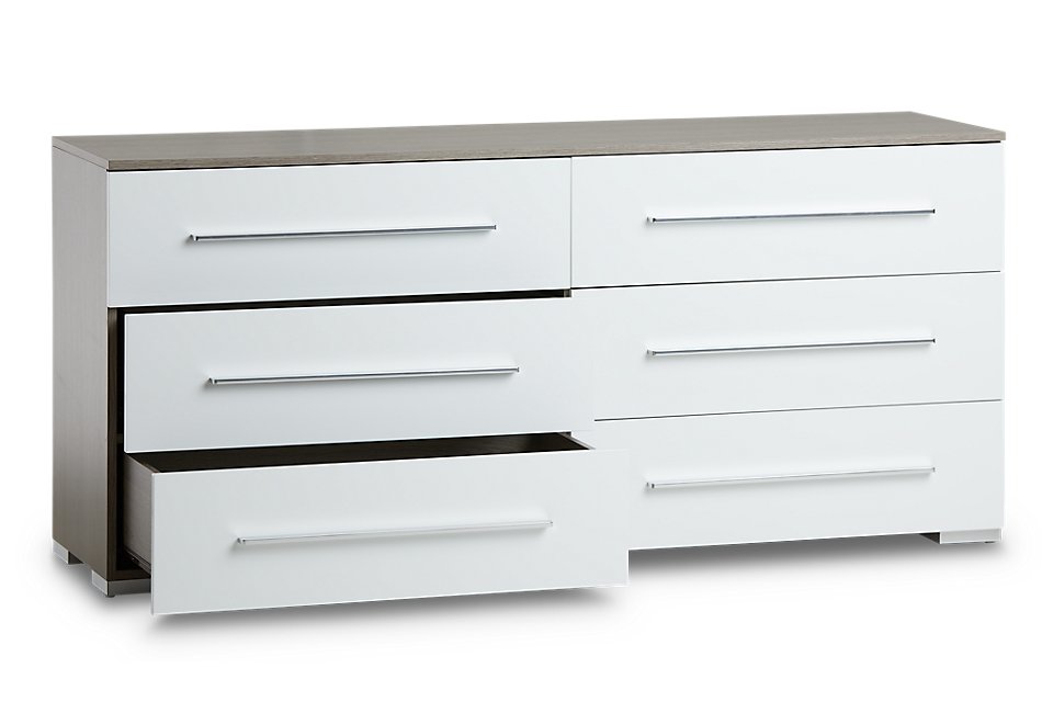 Sofia Two Tone Dresser Bedroom Dressers City Furniture