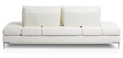 Camden White Microfiber Sofa Living Room Sofas City Furniture