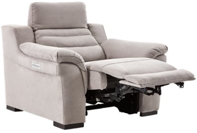 Light Grey Recliner Armchair - sfarwl