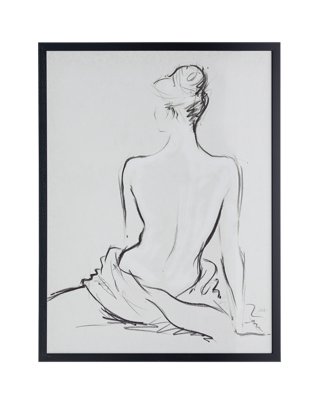 Layla Black Framed Wall Art Home Accents Wall Decor City Furniture