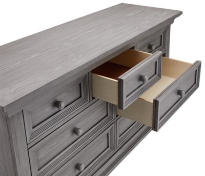 Westport Light Gray Wood Dresser Baby & Kids Dressers & Changing