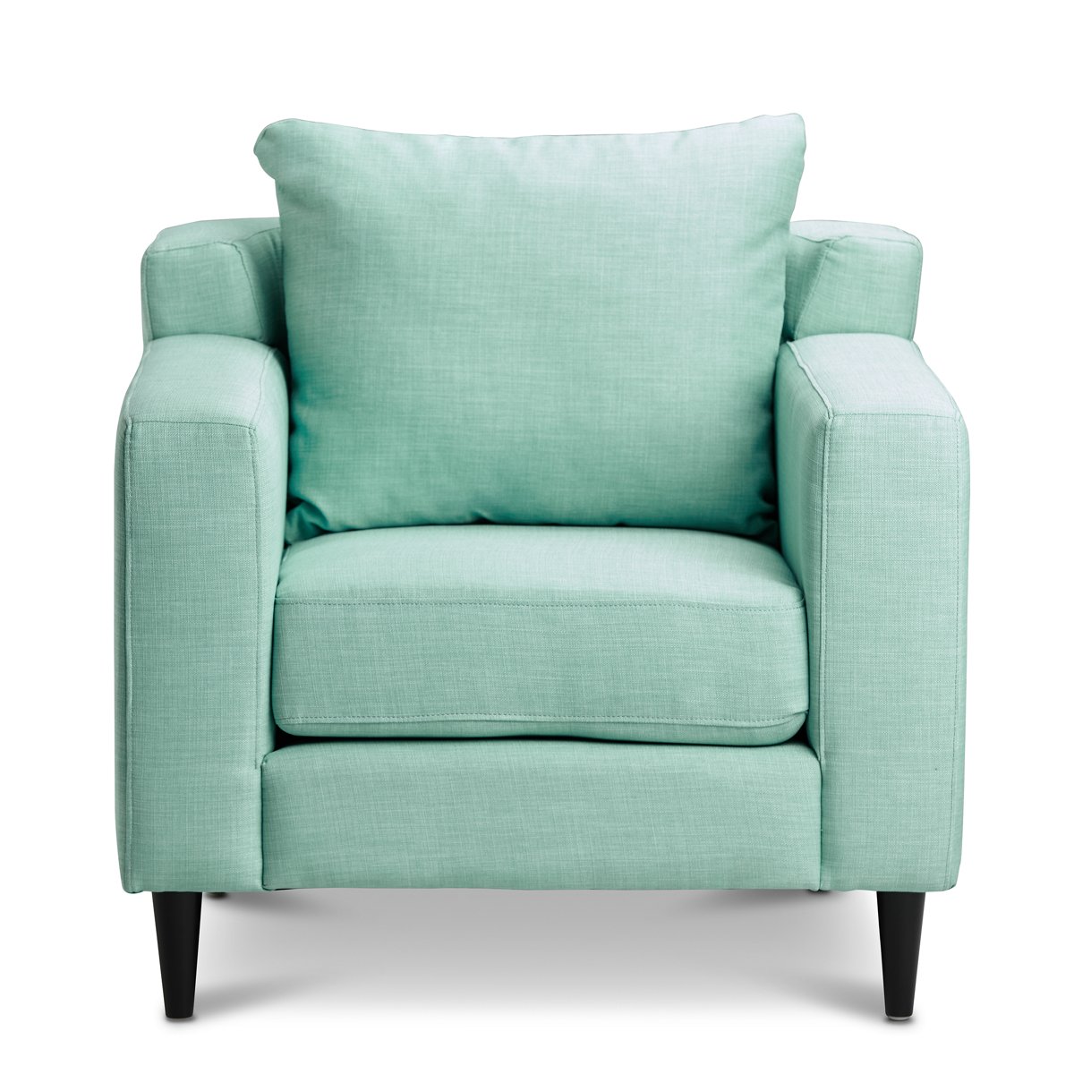 light blue accent chair