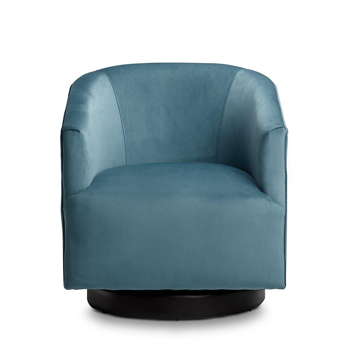 Charlotte Light Blue Velvet Swivel Accent Chair | Living Room - Accent