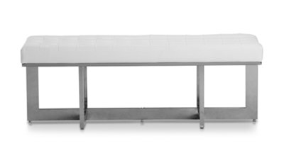 Cortina White Uph Bench Bedroom Benches City Furniture